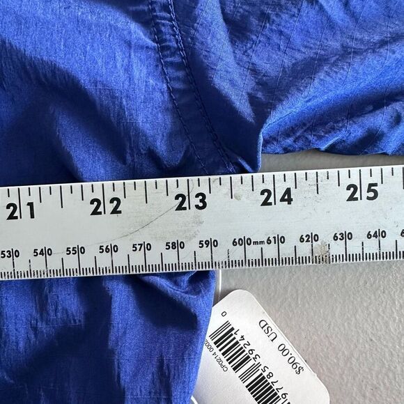 FP Movement Varsity Blues Jacket Womens S Sapphire Neon Green NWT Sporty‎ - Picture 10 of 12